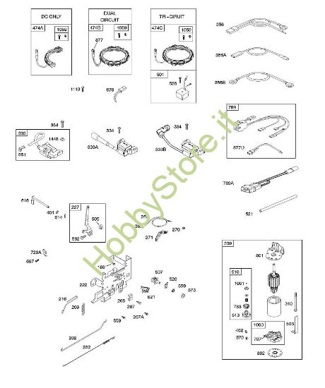 B - Alternatore, comandi, molla regolatore, accensione B&S - 21 €¦ 21R602-0002-H1 brand Stihl